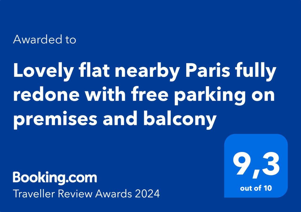 Lovely Flat Nearby Paris Fully Redone With Free Parking On Premises And Balcony Clichy Exterior photo